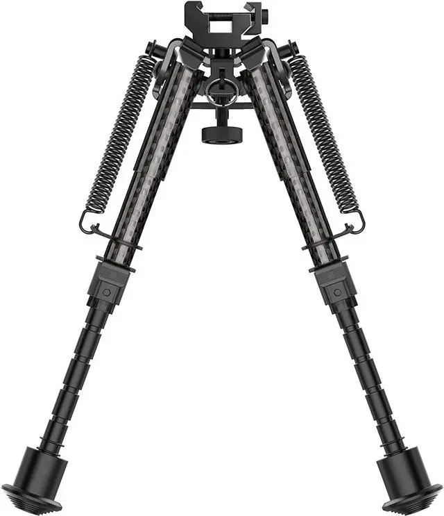 Alt view image 5 of 6 - CVLIFE Picatinny Bipod for Rifle, 6-9 Inches Carbon Fiber Bipod with Adapter