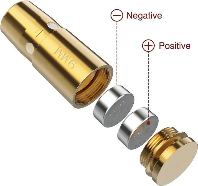 Alt view image 2 of 7 - Bore Sight 9mm Laser Boresighter with 3 Sets of Batteries
