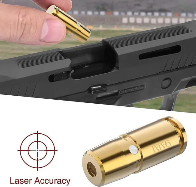 Alt view image 5 of 7 - Bore Sight 9mm Laser Boresighter with 3 Sets of Batteries