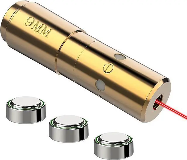 Main image of Bore Sighting Laser 223 5.56mm/9mm Laser Bore Sight Red Dot Boresighter with Batteries