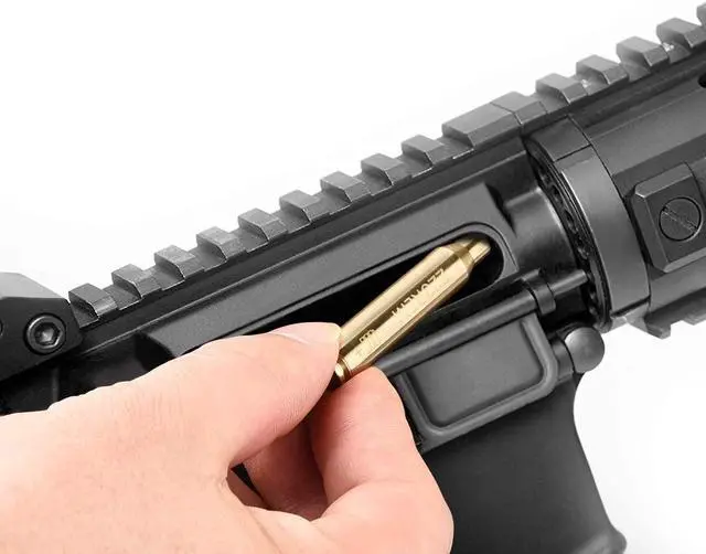 Alt view image 4 of 6 - Bore Sight 223 5.56mm/243, 308/30-06/25-06/ .270 Red Dot Laser Boresighter with Batteries
