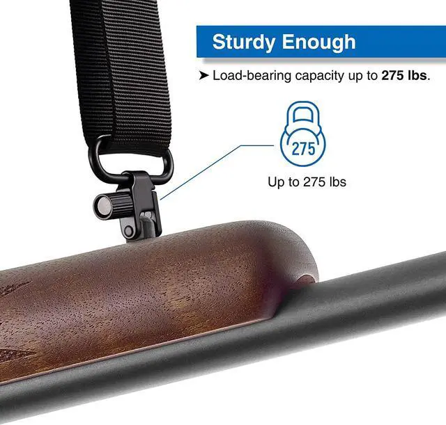 Alt view image 4 of 7 - 1-1.25 inches Sling Swivel, Quick Attach/Release Sling Swivels, Rifle Sling Clips with Heavy Duty Tri-Lock, 1/2 PCS