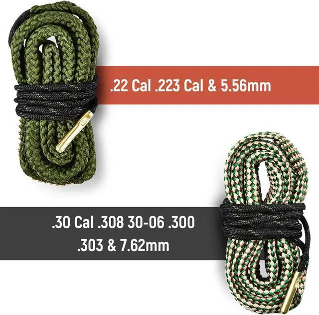 Alt view image 2 of 7 - Bore Cleaner, Gun Cleaner for.22 .223 +.30 .308 30-06 .300 .303, Reusable and Compact Bore Cleaner
