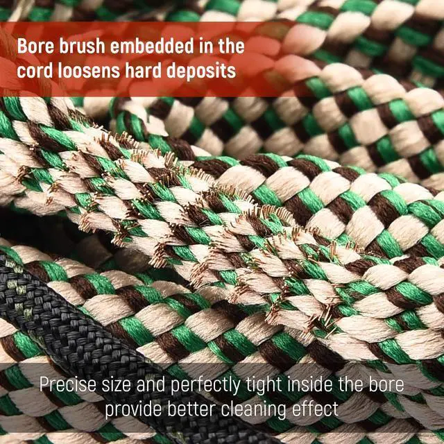 Alt view image 5 of 7 - Bore Cleaner, Gun Cleaner for.22 .223 +.30 .308 30-06 .300 .303, Reusable and Compact Bore Cleaner