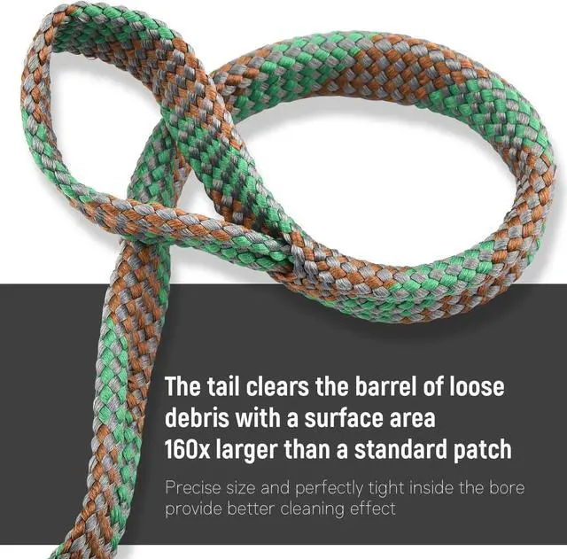 Alt view image 4 of 6 - Bore Cleaner, Gun Cleaner for .40 cal .41 cal, Reusable and Compact Bore Cleaner