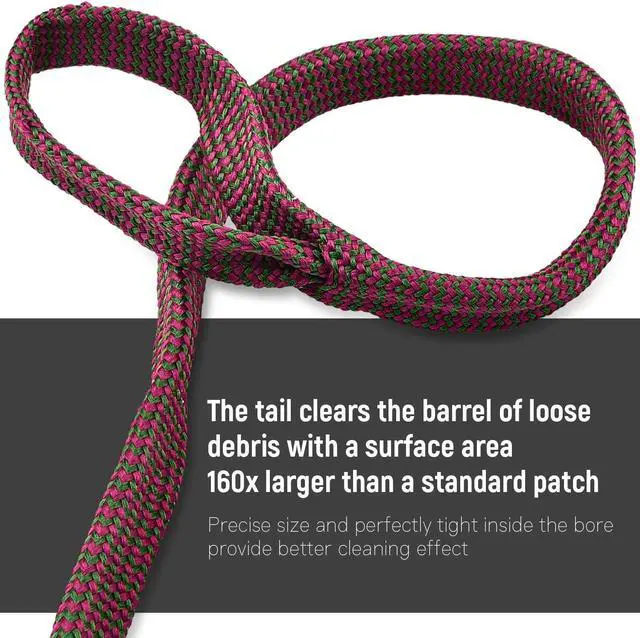 Alt view image 4 of 6 - Bore Cleaner, Gun Cleaner for.243 Cal & 6mm, Reusable and Compact Bore Cleaner