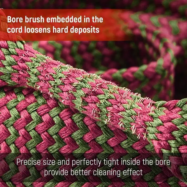 Alt view image 3 of 6 - Bore Cleaner, Gun Cleaner for.243 Cal & 6mm, Reusable and Compact Bore Cleaner