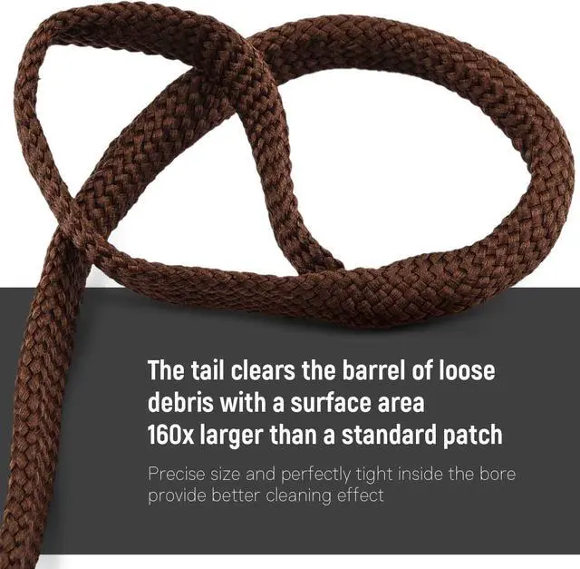 Alt view image 4 of 6 - Bore Cleaner, Gun Cleaner for .17 .177 Cal .17HMR .17WMR & 4.5mm, Reusable and Compact Bore Cleaner