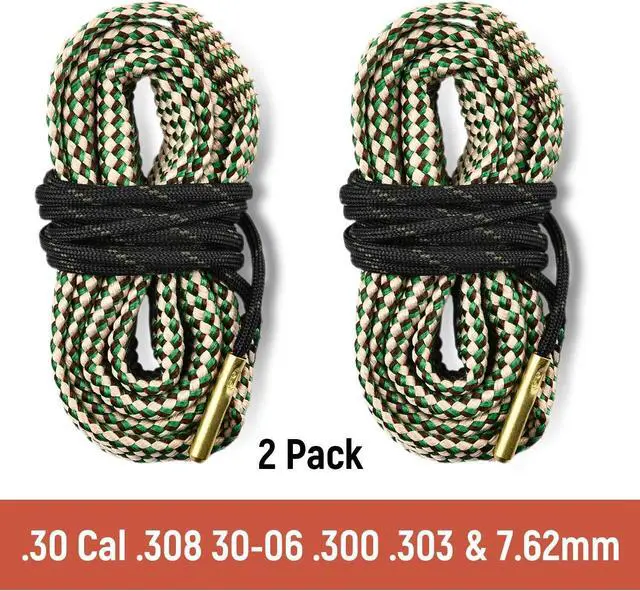 Alt view image 6 of 6 - Bore Cleaner, Gun Cleaner for .30 Cal .308 30-06 .300 .303 & 7.62mm, Reusable and Compact Bore Cleaner