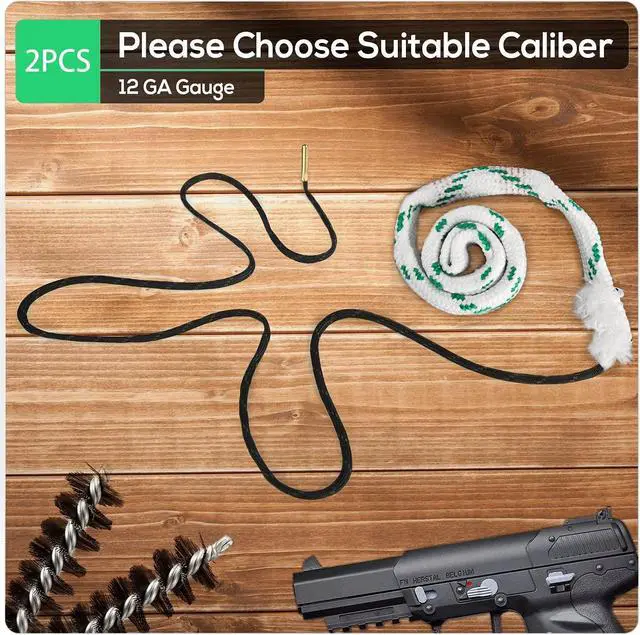 Alt view image 2 of 7 - Bore Cleaner, Gun Cleaner for 12 GA Gauge, Reusable and Compact Bore Cleaner