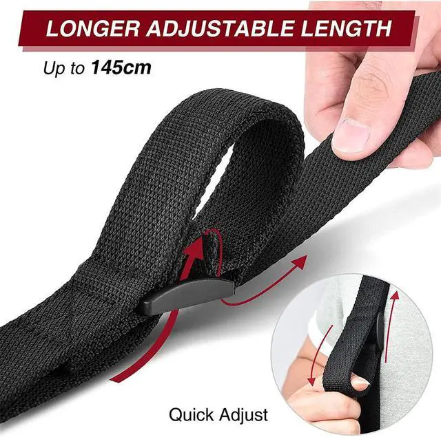 Alt view image 4 of 6 - CVLIFE 2 Point Sling 1.25" Wide Tube Webbing with Fast Loop for Outdoor Sports