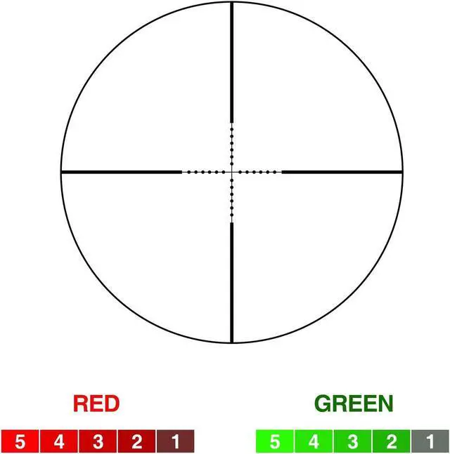 Alt view image 2 of 6 - CVLIFE 3-9x40 Rifle Scope, Red & Green Illuminated Optical Scope for Hunting with 20mm Free Mounts