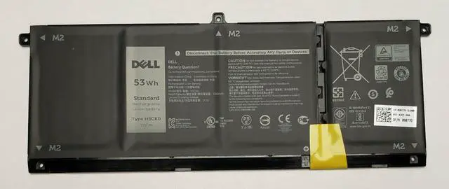 Alt view image 3 of 9 - Dell OEM Original Inspiron 5402 5502 Latitude 3510 4-Cell 53Wh Battery H5CKD