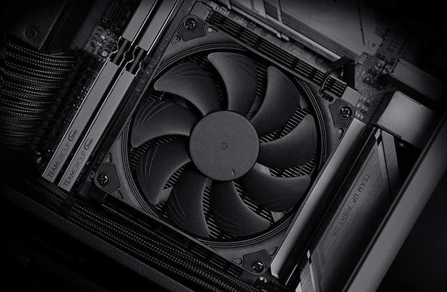 Alt view image 2 of 6 - Noctua NH-L9a-AM4 chromax.Black, Low-Profile CPU Cooler for AMD AM4 (Black)