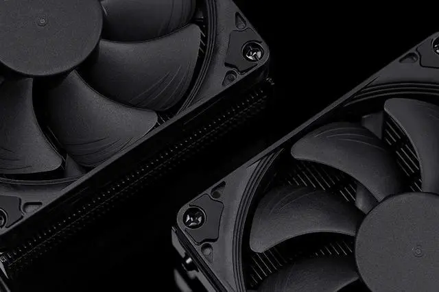 Alt view image 4 of 13 - Noctua NH-L9i-17xx chromax.Black, Premium Low-Profile CPU Cooler for Intel LGA1700 (Black)