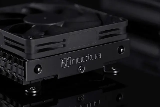Alt view image 5 of 13 - Noctua NH-L9i-17xx chromax.Black, Premium Low-Profile CPU Cooler for Intel LGA1700 (Black)