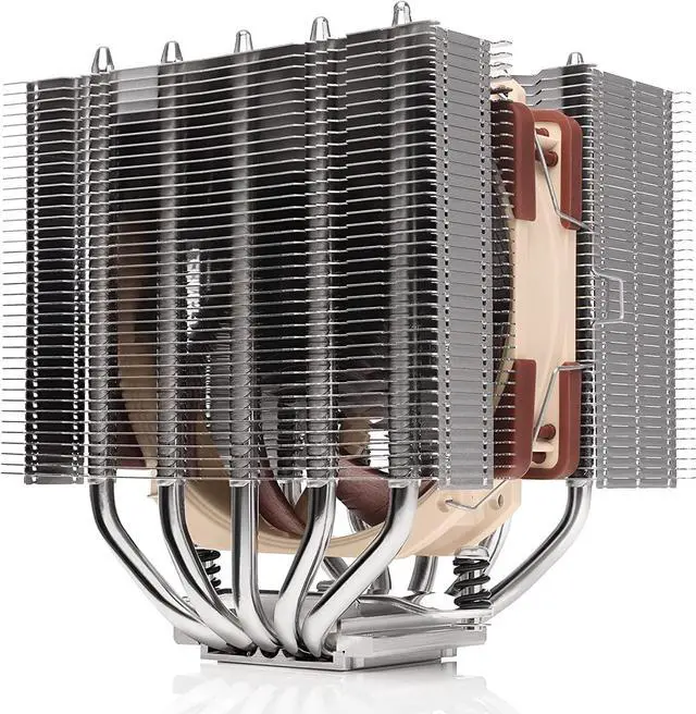 Main image of Noctua NH-D12L, Low-Height Dual-Tower CPU Cooler (120mm, Brown)