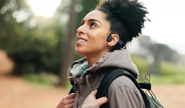Alt view image 6 of 7 - OPN Sound Mezzo+ Open-Ear Wireless Bone Conduction Advanced Headphones
