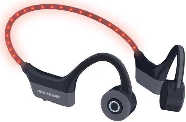 Main image of OPN Sound Dashlyte Open-Ear Wireless Bone Conduction Sports Headphones With LED Strip