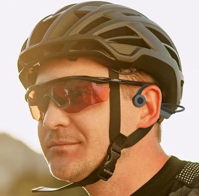 Alt view image 4 of 7 - OPN Sound Dashlyte Open-Ear Wireless Bone Conduction Sports Headphones With LED Strip