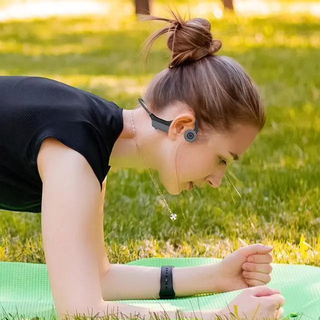 Alt view image 7 of 7 - OPN Sound Dashlyte Open-Ear Wireless Bone Conduction Sports Headphones With LED Strip