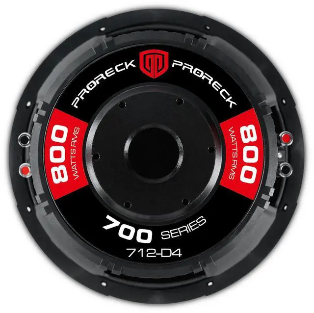Alt view image 2 of 6 - PRORECK Car Subwoofer 7Series 12Inch 1800W Max,800W RMS, Dual Voice Coil, Subwoofer for Car Audio Systems(1 Pair) (12Dual 4Ohm x 2)