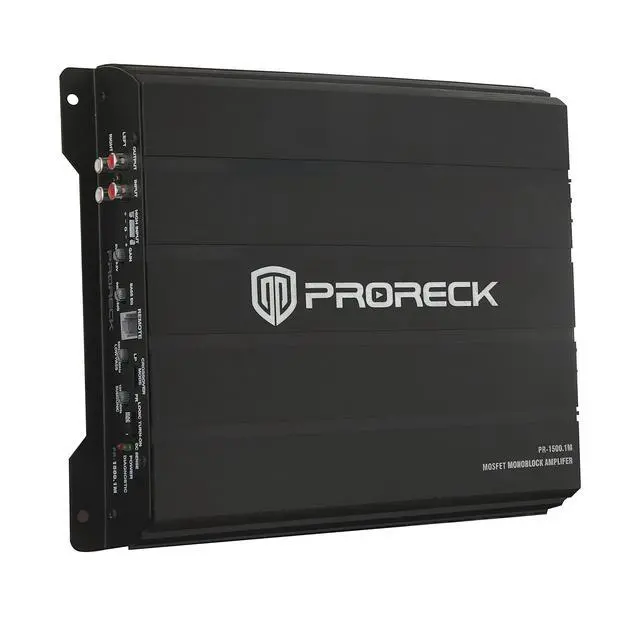 Alt view image 4 of 7 - PRORECK PR-122M 1500W Dual 12" Car Subwoofer Enclosure Audio with Subwoofer,Mono Block Amplifier and Wiring Installation Kit