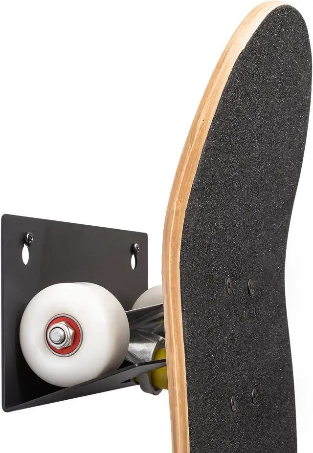 Main image of MIUONO Skateboard Wall Mount, Skateboard Rack Wall Hanger for Storage Display, Heavy Duty Design