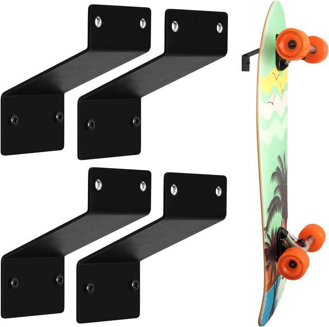 MIUONO 4 Wall Mount, Skateboard Deck Holder Wall Shelf Newegg.com