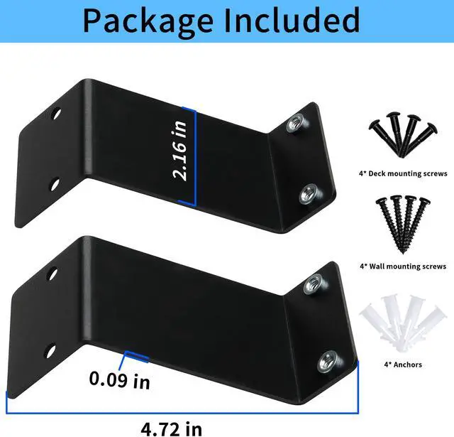 Alt view image 6 of 7 - MIUONO 4 Pack Skateboard Wall Mount, Skateboard Deck Holder Wall Display Shelf