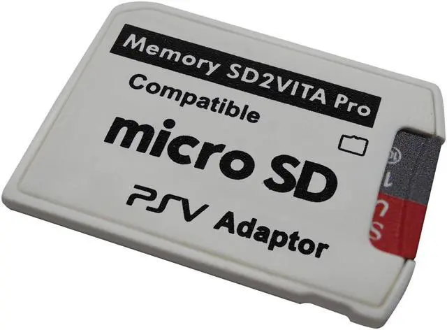 Alt view image 7 of 8 - Funturbo SD2Vita 5.0 Memory Card Adapter, PS Vita PSVSD Micro SD Adapter PSV 1000/2000 PSTV FW 3.60 HENkaku Enso System
