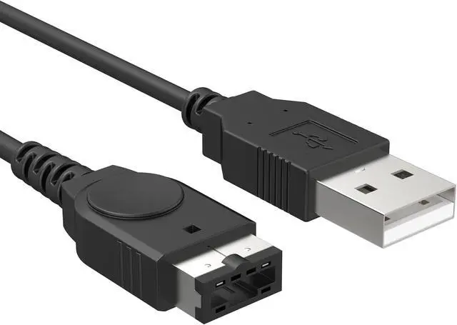 Alt view image 2 of 7 - FunTurbo GBA SP Charger Cable, Gameboy Advance SP Charging Cord NDS Charger Cord for Original Nintendo DS USB & Power Cable 3.9 ft (2 Pack)