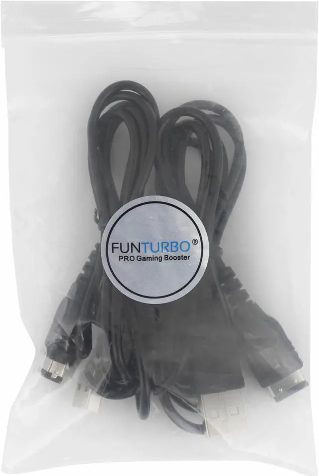 Alt view image 7 of 7 - FunTurbo GBA SP Charger Cable, Gameboy Advance SP Charging Cord NDS Charger Cord for Original Nintendo DS USB & Power Cable 3.9 ft (2 Pack)