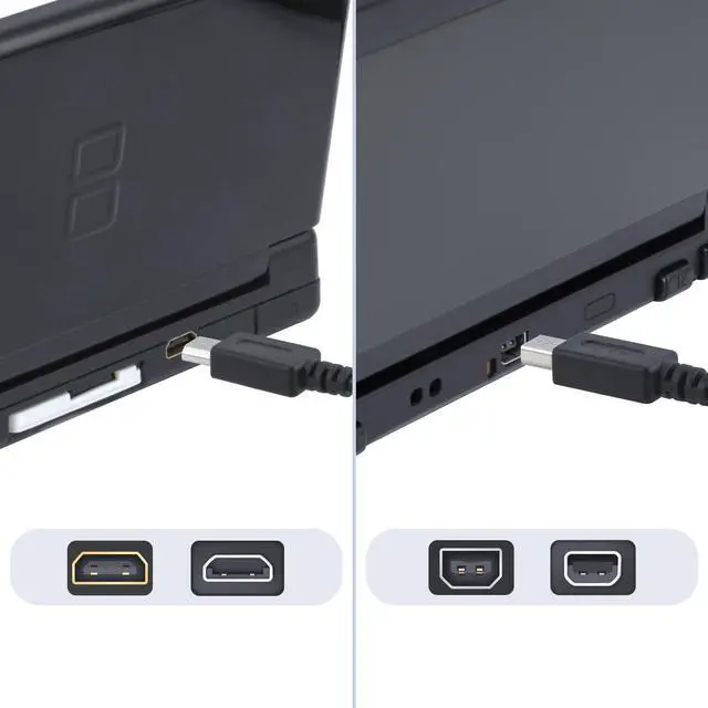 Alt view image 2 of 6 - Funturbo All-in-1 DS Charger, 3DS DS Lite Charger Cable USB Charging Cord for Nintendo 3DS/3DS XL/2DS/2DS XL/DSi/DSi XL/DS Lite (2 Pack)