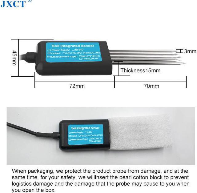 RS485 Soil Temperature, Moisture and Humidity Sensor — PMD Way