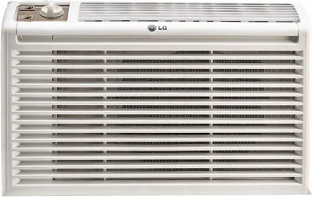 Alt view image 10 of 18 - LG 5,000 BTU Window Air Conditioner with Manual Controls, 115V, White