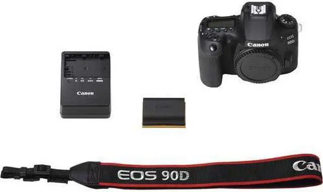 Alt view image 8 of 8 - Canon EOS 90D Digital SLR Camera (Body Only) (Kit Box) USA Model