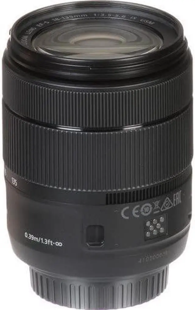 Alt view image 9 of 9 - Canon EF-S 18-135mm f/3.5-5.6 Image Stabilization USM Lens (Black) (International Model)  [Bulk Packaging]