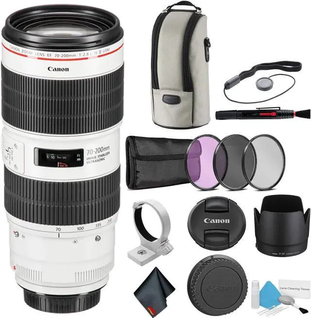 Alt view image 6 of 12 - Canon EF 70-200mm f/2.8L IS III USM Telephoto Zoom Lens for Canon DSLR - Accessory Bundle