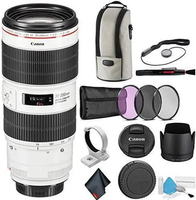 Alt view image 11 of 12 - Canon EF 70-200mm f/2.8L IS III USM Telephoto Zoom Lens for Canon DSLR - Accessory Bundle