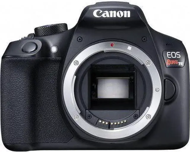 Alt view image 8 of 9 - Canon EOS Rebel T6 Digital SLR Camera Bundle with EF-S 18-55mm f/3.5-5.6 IS II Lens + EF 75-300mm f/4-5.6 III Telephoto Zoom Lens + More