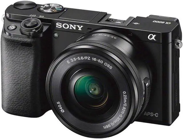 Alt view image 6 of 10 - Sony Alpha a6000 Mirrorless Camera with 16-50mm Lens Black With Soft Bag, 64GB Memory Card, Card Reader , Plus Essential Accessories