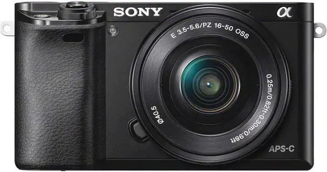 Alt view image 8 of 10 - Sony Alpha a6000 Mirrorless Camera with 16-50mm Lens Black With Soft Bag, 64GB Memory Card, Card Reader , Plus Essential Accessories