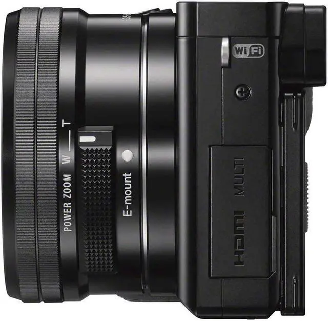 Alt view image 9 of 10 - Sony Alpha a6000 Mirrorless Camera with 16-50mm Lens Black With Soft Bag, 64GB Memory Card, Card Reader , Plus Essential Accessories