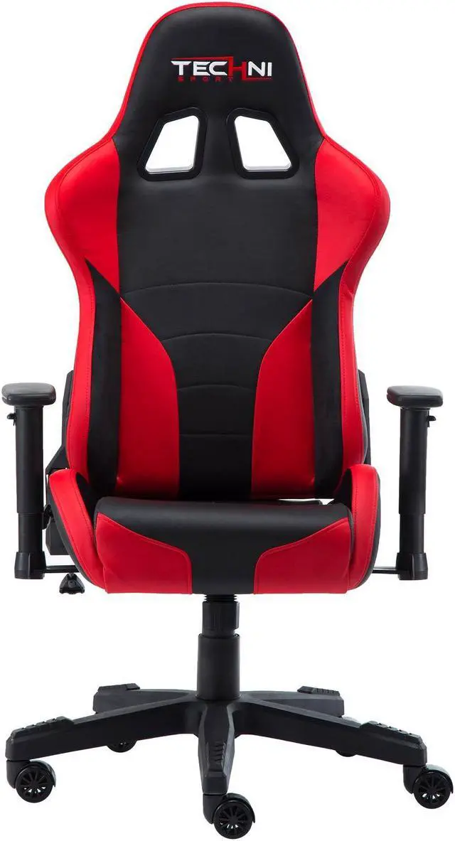 Alt view image 19 of 20 - Techni Sport TS-90  Office-PC Gaming Chair, Red