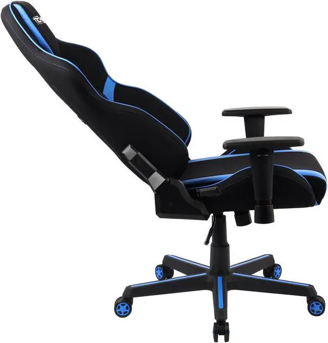 Alt view image 17 of 20 - TechniSport TSF-71 Fabric Office-PC Gaming Chair, Blue