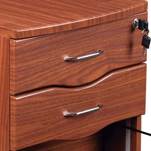 Alt view image 10 of 13 - Techni Mobili Rolling storage and File Cabinet. Color: Mahogany