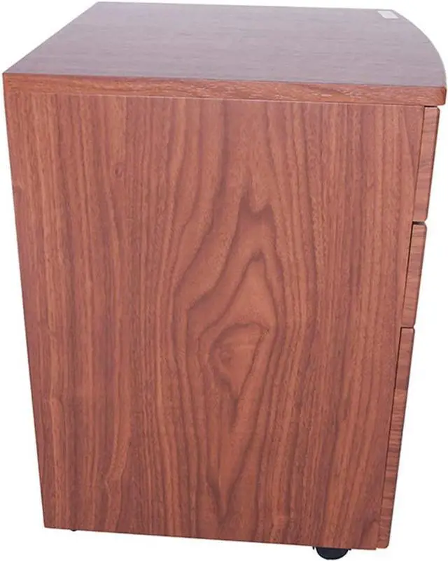 Alt view image 12 of 13 - Techni Mobili Rolling storage and File Cabinet. Color: Mahogany