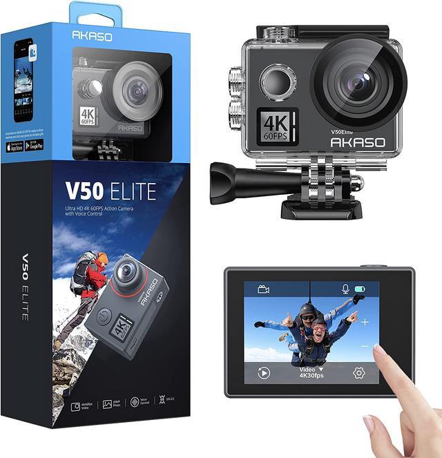 Waterproof Action Camera 4K Stabilization ,4K WiFi Remote Underwater  Cameras with Wide Angle Lens HD,Sports Action Video Cameras with  Accessories