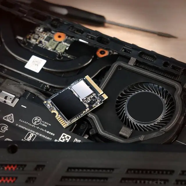 Alt view image 5 of 7 - Transcend 1TB M.2 2230 SSD, Up to 5,000MB/s, PCIe Gen4x4 NVMe 3D TLC NAND, for Steam Deck, ROG Ally, Surface Pro, MSI Claw, Legion Go, Mini PCs, Handheld Gaming Devices, SLC Cache, Single-Sided, M-Key